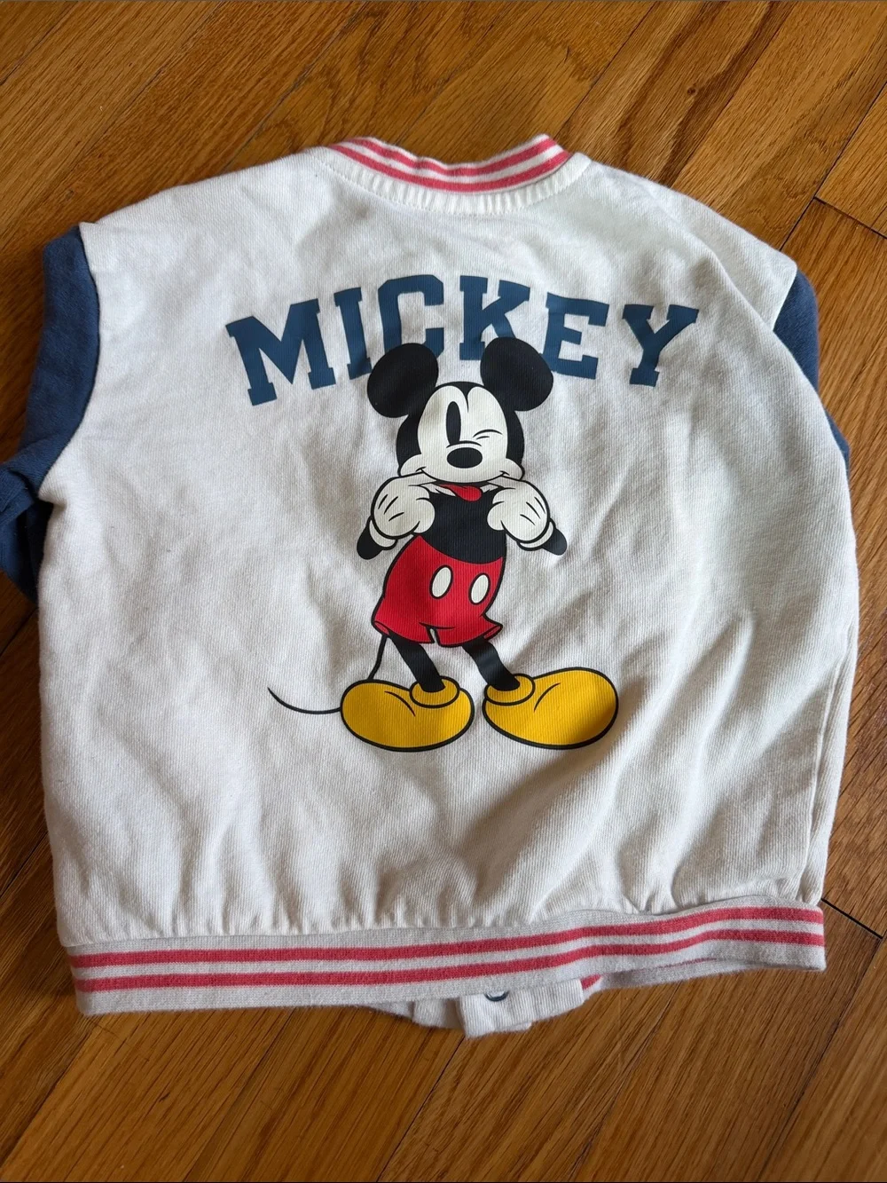 H&M Mickey “Varsity” Jacket